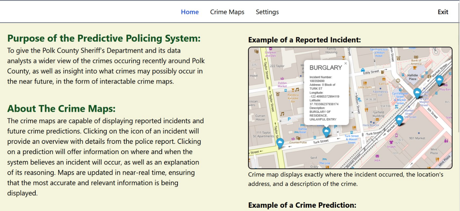 Predictive Policing